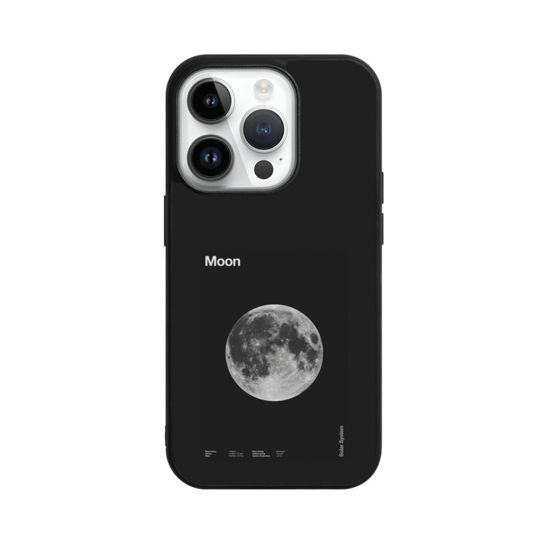 iPhone 14 Pro Base Case Solar System Mond