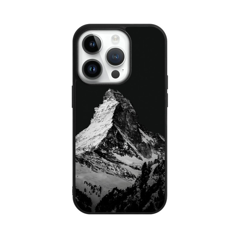 iPhone 14 Pro Base Case Schneebedeckte Berge