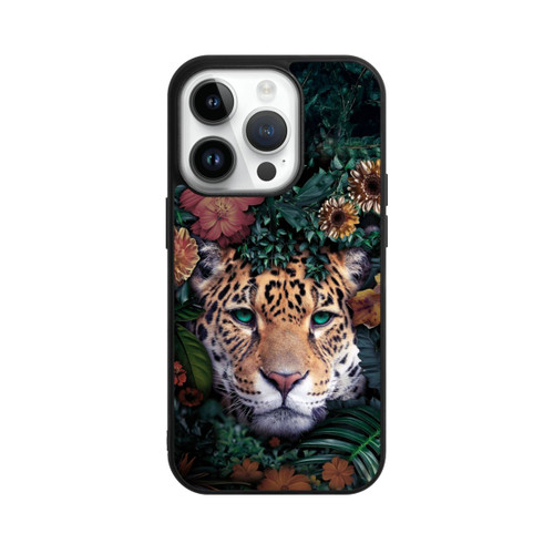 Apple iPhone 14 Pro Base Case Jaguar im Dschunglegrün