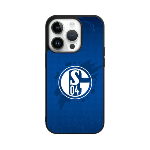 Apple iPhone 14 Pro Base Case Schalke 04 Farbe Fleck Blau