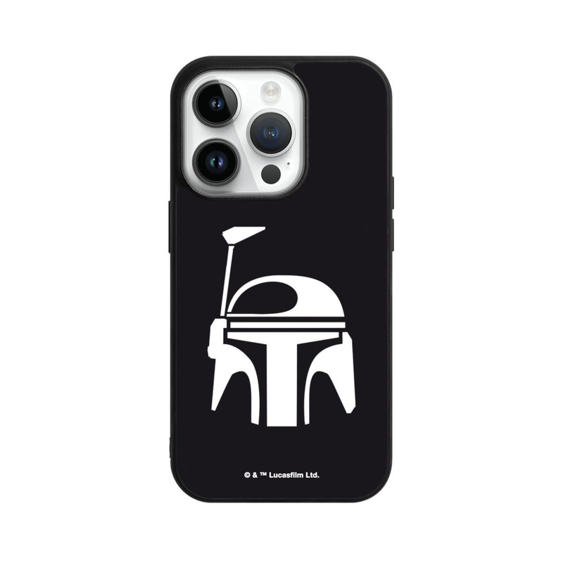 iPhone 14 Pro Base Case Boba Fett Helm Schwarz