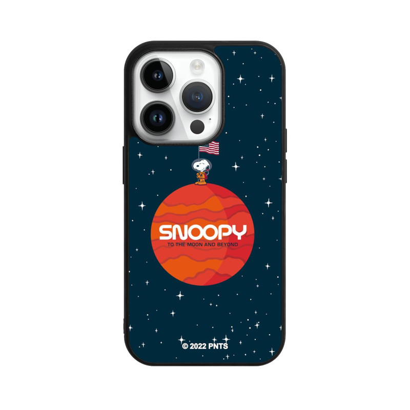 iPhone 14 Pro Base Case Snoopy Weltraumreisender Orange