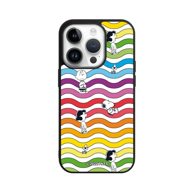 iPhone 14 Pro Base Case Snoopy Pattern Rainbow