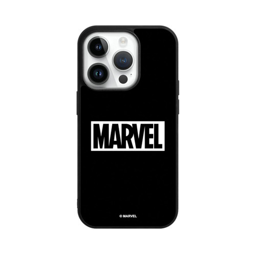 Apple iPhone 14 Pro Base Case Marvel Logo Black