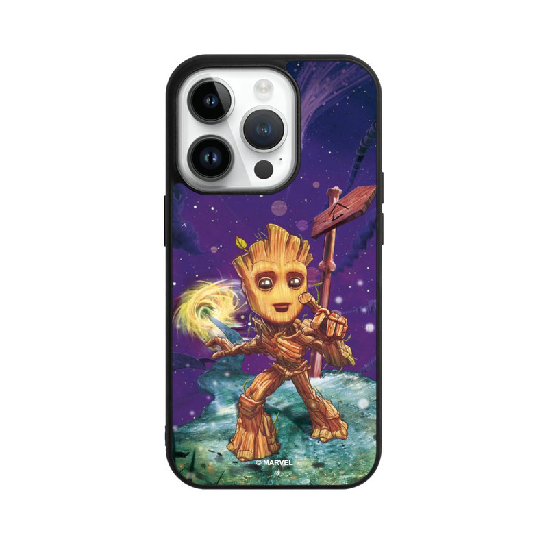 iPhone 14 Pro Base Case Baby Groot Galaxy Touch