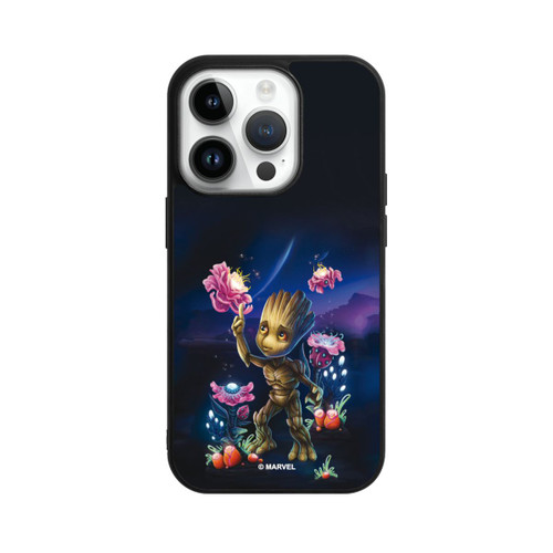 Apple iPhone 14 Pro Base Case Baby Groot Blumen