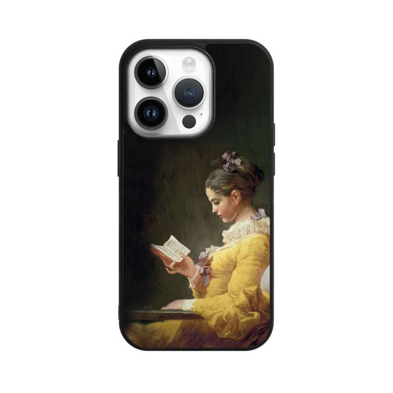 iPhone 14 Pro Base Case Lesendes Mädchen von Jean-Honore Fragonard