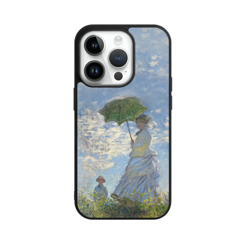 Apple iPhone 14 Pro Base Case Frau mit Sonnenschirm - Monet