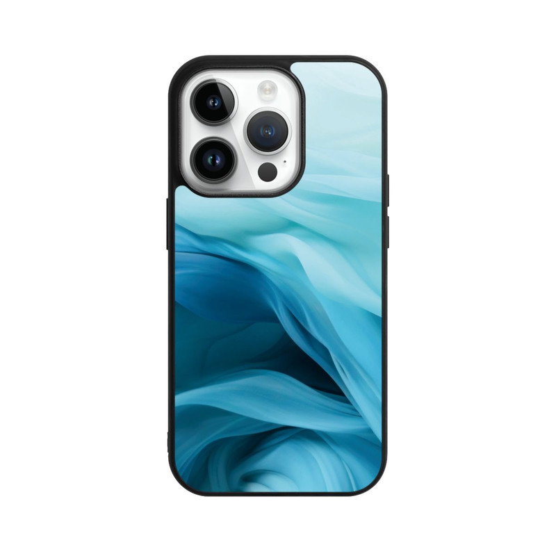 iPhone 14 Pro Base Case Smooth Blue Texture