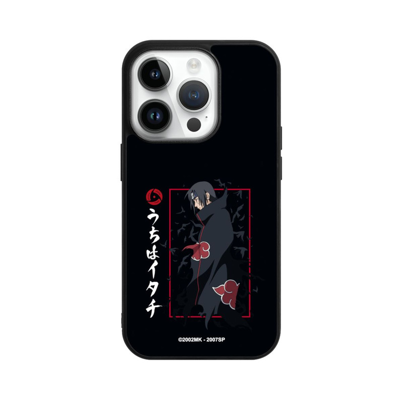 iPhone 14 Pro Base Case Itachi Krähen Schwarz