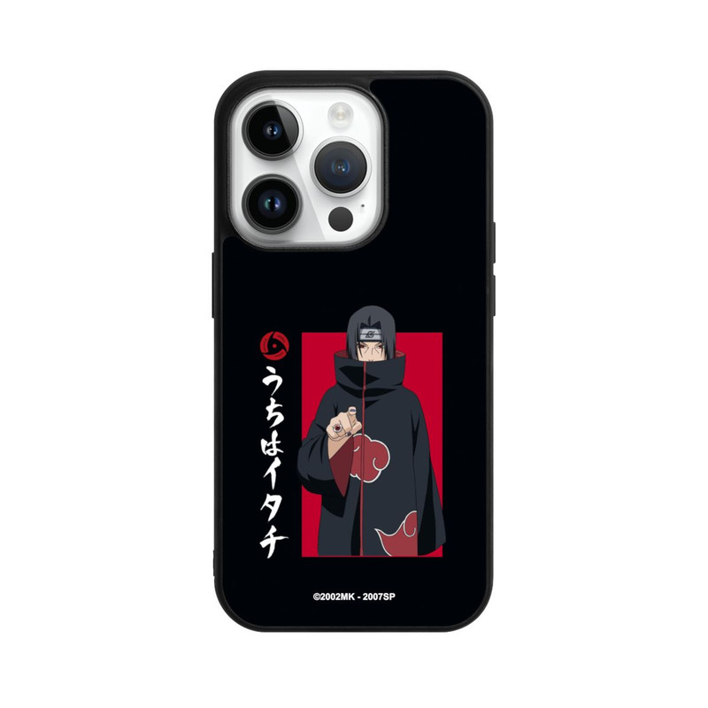 iPhone 14 Pro Base Case Itachi Geste Schwarz