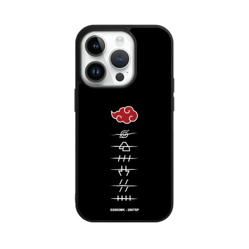 Apple iPhone 14 Pro Base Case Akatsuki Mitgliedssymbole Schwarz
