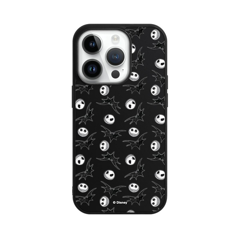 iPhone 14 Pro Base Case Nightmare Before Christmas Pattern Transparent