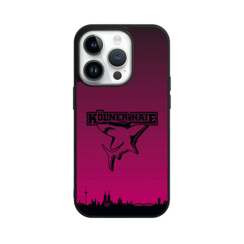 Apple iPhone 14 Pro Base Case Kölner Haie Skyline Pink