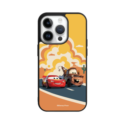 Apple iPhone 14 Pro Base Case Disney Cars Lightning McQueen Und Hook on the Road