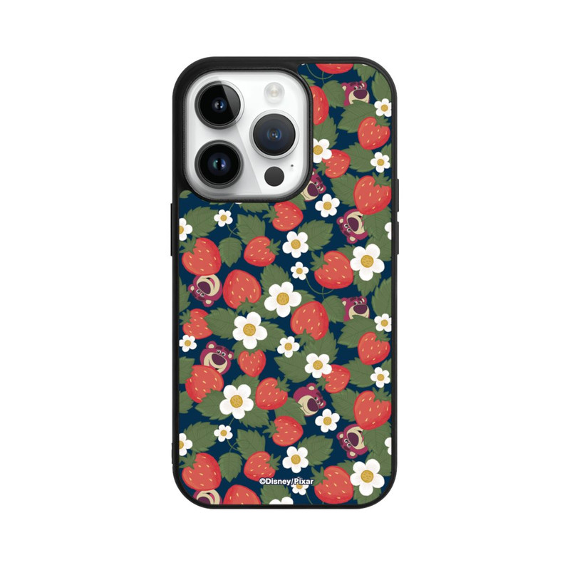 iPhone 14 Pro Base Case Lotso Toy Story Strawberry Flower Pattern