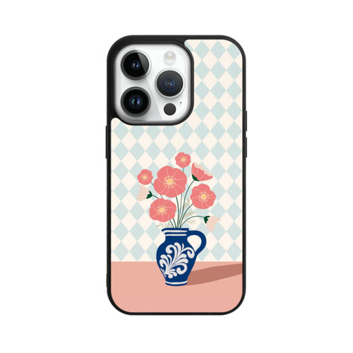 Apple iPhone 14 Pro Base Case Blue Vase