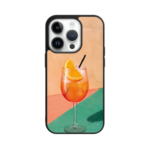 Apple iPhone 14 Pro Base Case Cocktail Orange Green