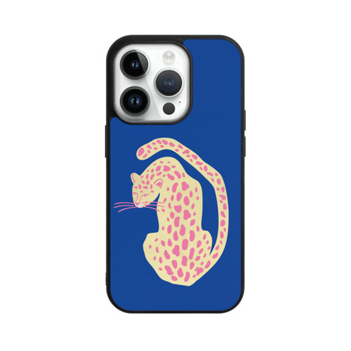 Apple iPhone 14 Pro Base Case Blue Pink Cat