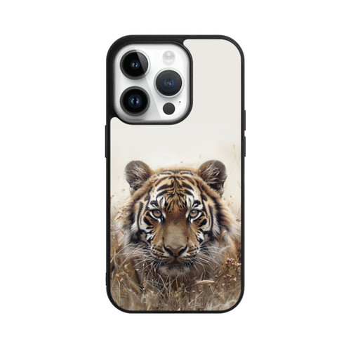 Apple iPhone 14 Pro Base Case Hunting Tiger Grasses