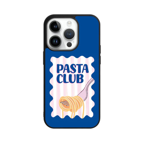 Apple iPhone 14 Pro Base Case Pasta Club in Blue and Pink