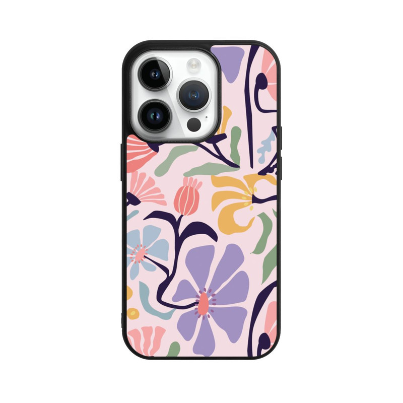iPhone 14 Pro Base Case Flower Market Ibiza Pink