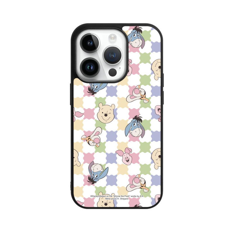 iPhone 14 Pro Base Case Winnie Puuh und Freunde farbenfrohes Muster