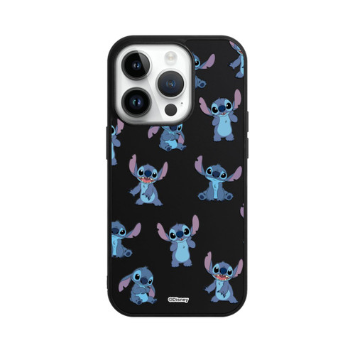 Apple iPhone 14 Pro Base Case Stitch Faces Pattern Transparent