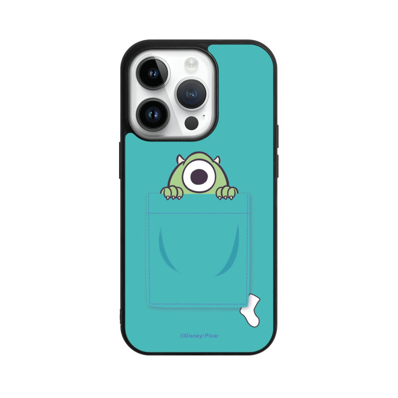 iPhone 14 Pro Base Case Monster AG P Green Background