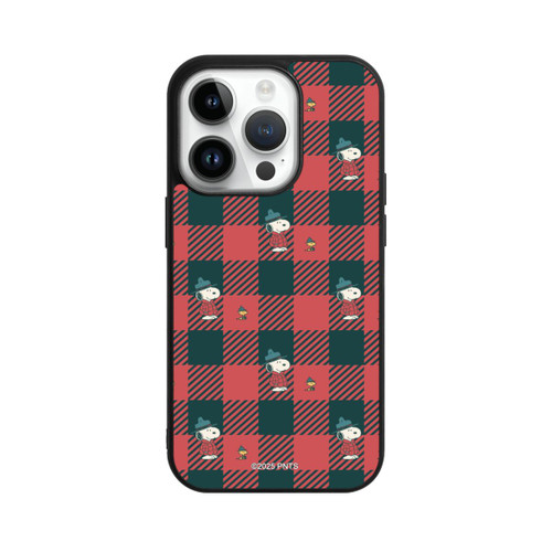 Apple iPhone 14 Pro Base Case Peanuts Rot Schottenmuster