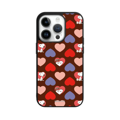 Apple iPhone 14 Pro Base Case Peanuts Hearts