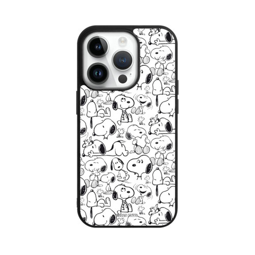 Apple iPhone 14 Pro Base Case Classic Snoopy Pattern White