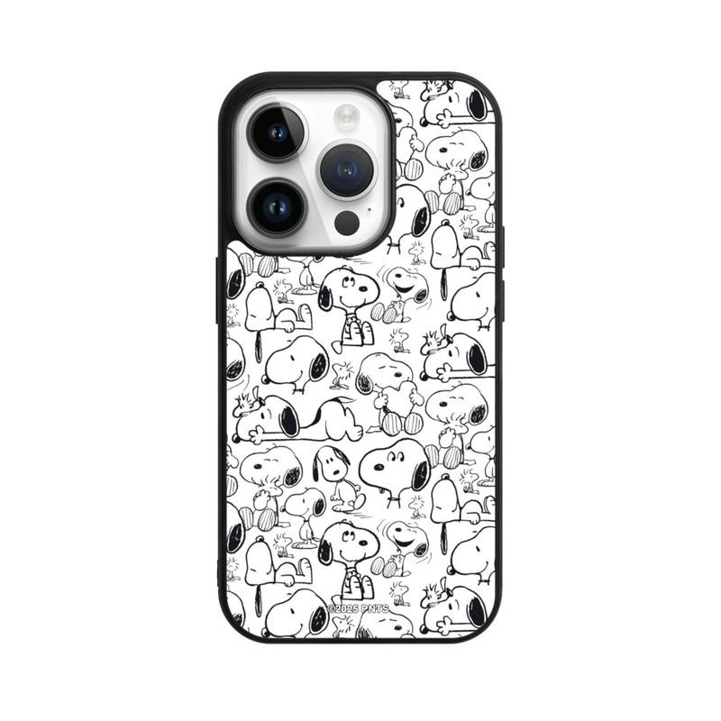 iPhone 14 Pro Base Case Classic Snoopy Pattern White