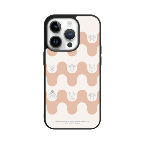 Apple iPhone 14 Pro Base Case Winnie Puuh und Freunde Wellenmuster