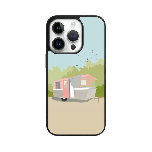 Apple iPhone 14 Pro Base Case Retro Glamping by Roberta Murray