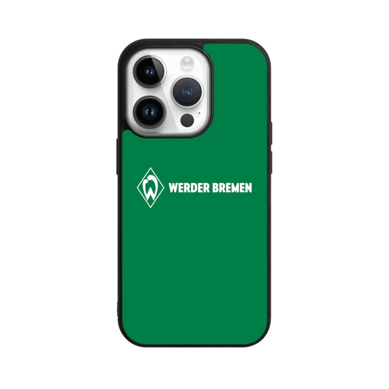iPhone 14 Pro Base Case Werder Bremen Schriftzug Raute Grün