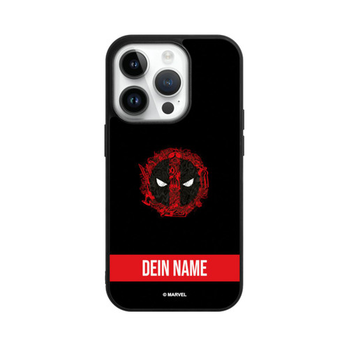 Apple iPhone 14 Pro Base Case Deadpool Logo Personalisierbar