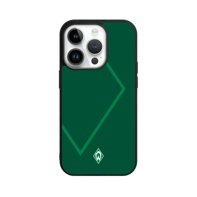 iPhone 14 Pro Base Case Werder Grün Rautenelement