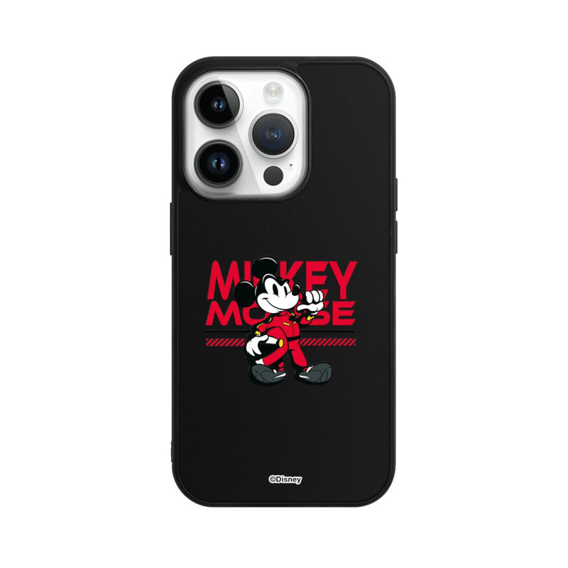 iPhone 14 Pro Base Case Micky Maus Rennfahrer Transparent