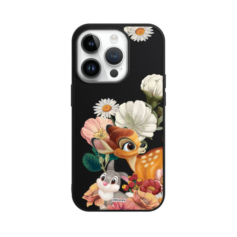 iPhone 14 Pro Base Case Bambi und Klopfer Blumen Transparent