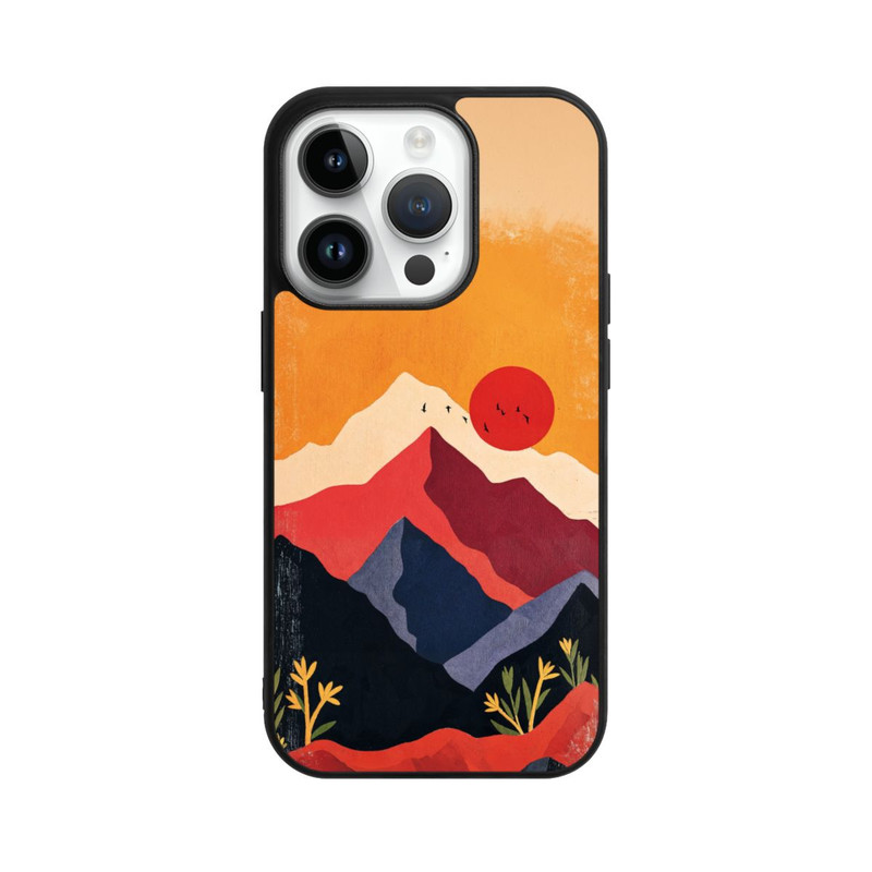 iPhone 14 Pro Base Case Les Alpes En Rouge