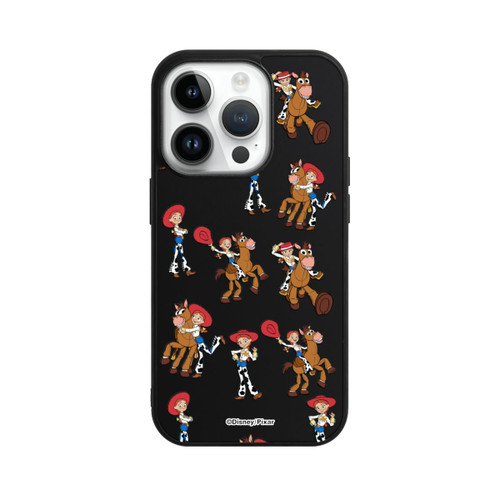 Apple iPhone 14 Pro Base Case Toy Story 5 Jessie Cowboy Pattern Transparent