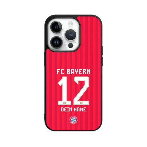 Apple iPhone 14 Pro Base Case FC Bayern München Trikot Personalisierbar 26-27