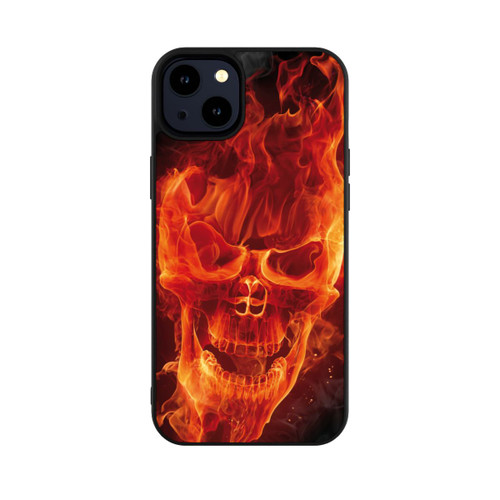 Apple iPhone 14 Plus Base Case Burning Skull