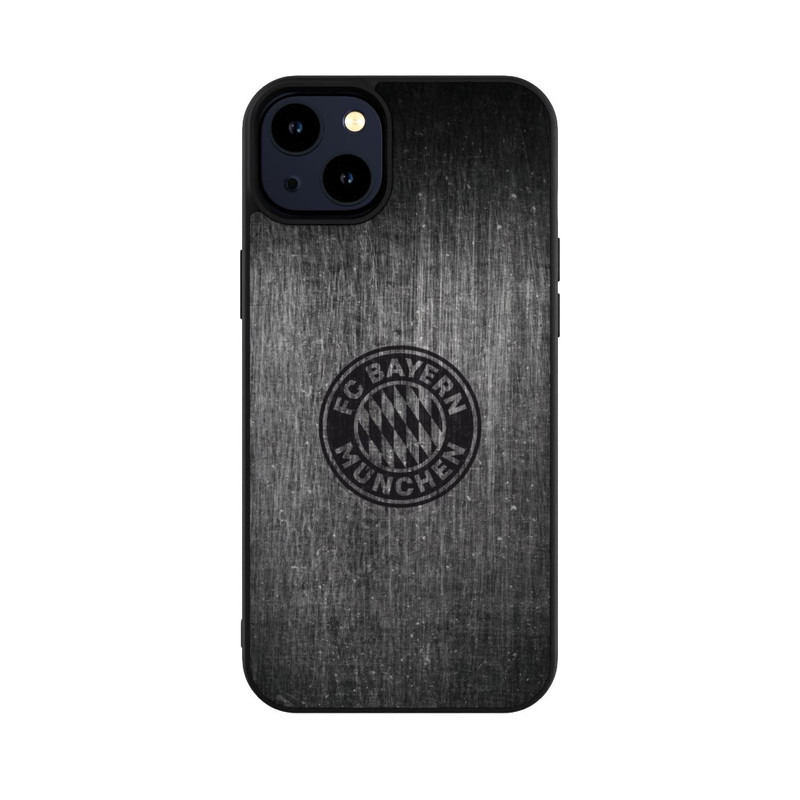 iPhone 14 Plus Base Case Metalllook FCB Logo einfarbig