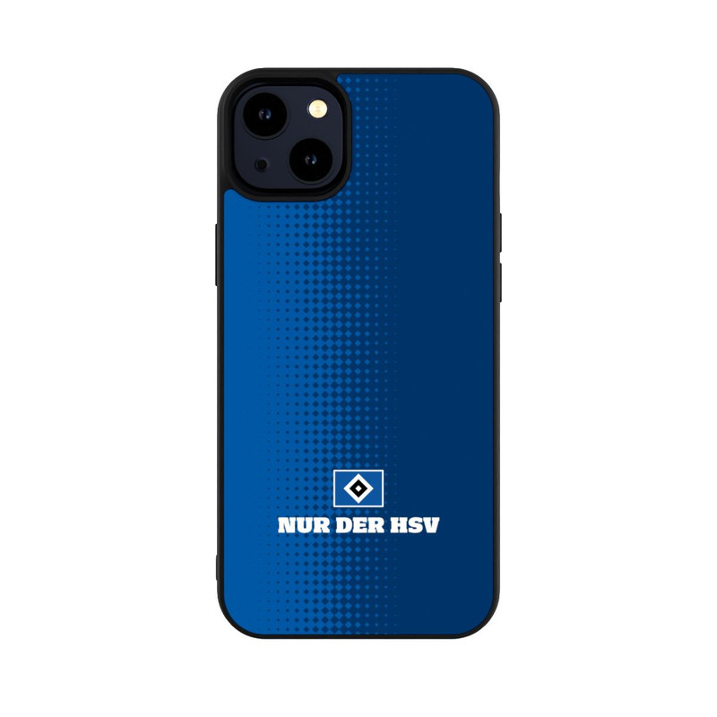 iPhone 14 Plus Base Case Nur der HSV - Rautenraster Blau