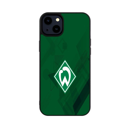 Apple iPhone 14 Plus Base Case Grüne Grafikelemente - Werder Bremen