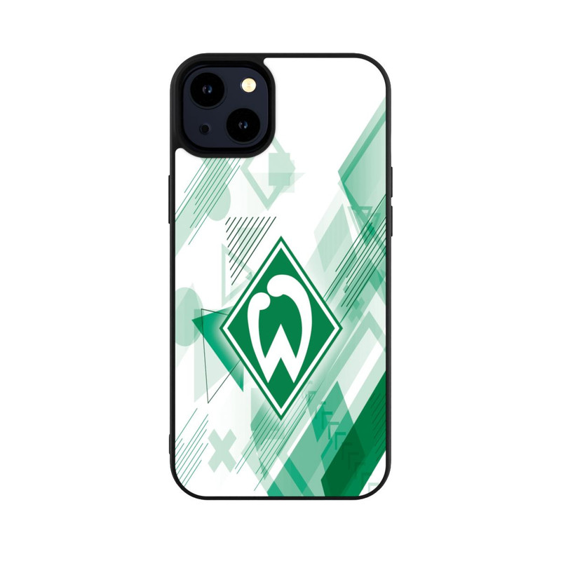 iPhone 14 Plus Base Case Weiße Grafikelemente - Werder Bremen