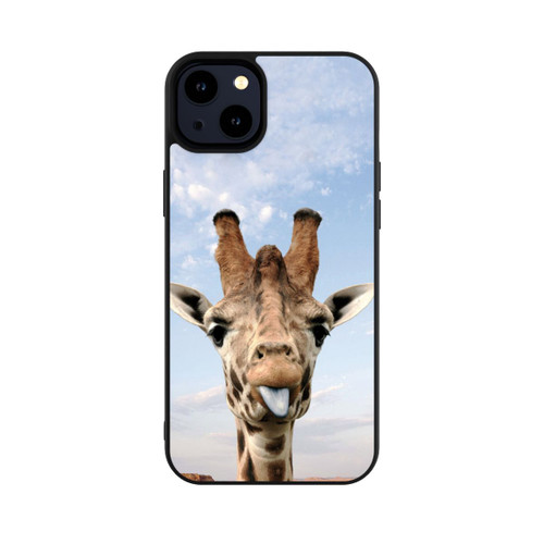 Apple iPhone 14 Plus Base Case Giraffe auf der Straße