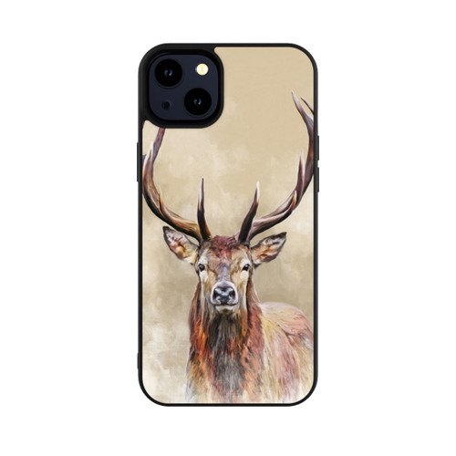 Apple iPhone 14 Plus Base Case Gezeichneter Hirsch